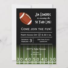 American Football Man Birthday Party Invitations Zazzle Com In 2020 Birthday Party Invitations Party Invitations Football Invitations