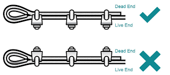 2mm Wire Rope Grip 316 Stainless Steel