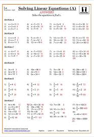If you square two numbers and then multiply them together, then multiply the two numbers by each other to get the square root of the first number, will it always work. Solving Equations Worksheets Cazoom Maths Worksheets