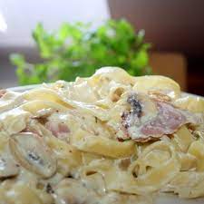 Паста с ветчиной и шампиньонами в сливочном соусе рецепт – Итальянская  кухня: Паста и пицца. «Еда»
