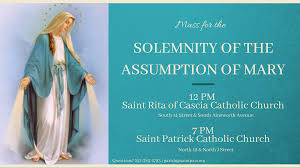 Aug 12, 2019 · as we approach the great feast of the assumption of mary, i, having written a post on the biblical evidence for the assumption of mary, thought i would change gears and consider the historical evidence for the assumption in honor of this year's feast day. Assumption Of Mary 3 Saint Patrick Catholic Church