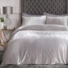 Velvet comforters and bedding set. Sleepdown Crushed Velvet Bedding Set Bedding Sets Pillow Case S Ebay