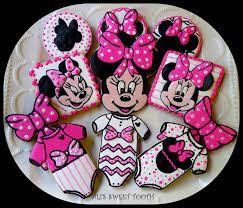 Minnie Mouse Baby Shower Cookies Cookies Baby Shower Cookies Minnie Mouse Baby Shower Minnie Mouse Cookies
