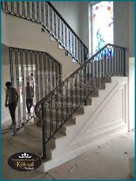 Ev Ici Merdiven Korkuluk Merdiven Korkuluk Merdiven Korkulugu Koksal Ferforje 0533 334 67 82 Merdivenler Korkuluklar Ev Icin