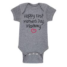 Amazon Com Happy First Mothers Day Creeper Infant One
