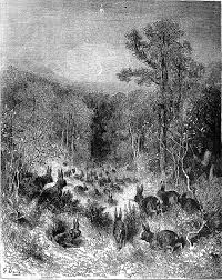 The Project Gutenberg Ebook Of The Fables Of La Fontaine By Jean De La Fontaine Gustave Dore Rabbit Illustration Illustration Art