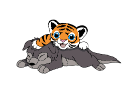 Set of illustrations for stickers. I Ve Been Working On A Cartoon Piece For A Friend Who Is Obsessed With Wolves And Tigers Hope You Guys Like It Too Wolves
