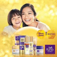 Essence ini memiliki kandungan kombinasi gold extract dan silk protein yang baik untuk memelihara struktur kulit dan memelihara kelembapan kulit. Qoo10 Safi Rania Gold Skin Care
