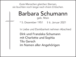 Barbara schumann reiseverkehrskauf/frau at ullmann reisen. Traueranzeigen Von Barbara Schumann Trauer36 De