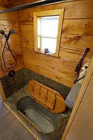 Married Couple S 276 Sq Ft Gooseneck Tiny House Tiny House Bathroom Tiny House House Bathroom