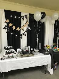Black And White Table Decorations Black And White Party Ideas Elegant Party Table White Party Decorations Black And White Party Decorations