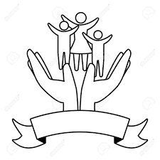 Easy youth drawing with oil pastel. Hands People Banner International Youth Day Vector Illustration Royalty Free Cliparts Vectors And Stock Illustration Image 130073974