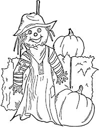 There are a lot of coloring pages for kids on our website my coloring pages, for example: Scarecrow Coloring Pages For Kids Coloring Home