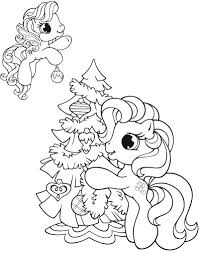 Unicorn Christmas Coloring Page Youngandtae Com My Little Pony Coloring Christmas Coloring Pages Unicorn Coloring Pages