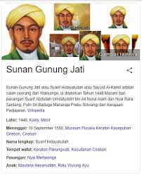 Dalam satu riwayat, sunan kalijaga disebutkan menikah dengan dewi saroh binti maulana ishak, dan mempunyai 3 putra: Indahnya Islam 9 Sunan Gunung Jati Sunan Gunung Jati Facebook