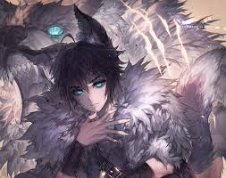 Anime Wallpaper Wolf Boy Don't know what anime he's from just decided to draw him!! anime wallpaper wolf boy