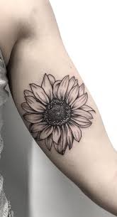 Black And Grey Sunflower Tattoo Designs Cool Black Gray Sunflower Tattoo C Tattoo Artist Steph Hesketh Tattoo Sunflower Tattoo Shoulder Sunflower Tattoo Sleeve Sunflower Tattoos