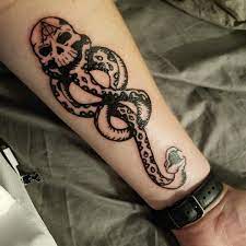 My Harry Potter Dark Mark Tattoo That I Ve Been Wanting For Years X Post From R Harrypotter Harry Potter Tattoo Sleeve Mark Tattoo Harry Potter Tattoo Small