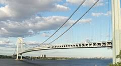 It's $5 more than just taking the a from jfk, but it takes much less time. Verrazzano Narrows Bridge Wikipedia