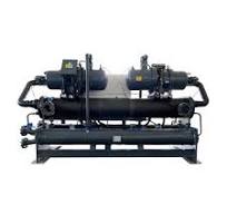 Double Compressor Screw Type Industrial Water Cooled Chiller ...