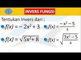 Jumlah kuadrat dan hasil kali silang perhitungan jumlah kuadrat dan hasil kali silang atau sering disingkat sscp (sum of. Invers Fungsi Bentuk Kuadrat Dan Akar Bagian 1 Youtube