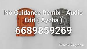 With the increasing popularity of this song, the players immediately created their own loud versions. Roblox Song Id No Guidance