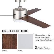 Maybe you would like to learn more about one of these? Co Z 52 Modern Ceiling Fan With Lights And Remote Contemporary Ceiling Fans Brushed Nickel Indoor Led Ceiling Fan For Kitchen Bedroom Living Room 3 Reversible Blades In Silver And Walnut Finish
