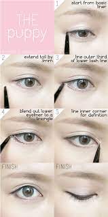 Makeup Puppy Eyes Makeup Korean Eye Makeup Makeup Tutorial Eyeliner