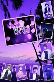 Purple Bts Collage Bts Wallpaper Photoshoot Bts Bts Pictures