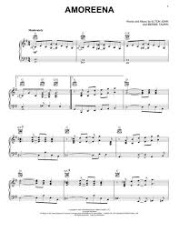 Download and print forces of attraction sheet music for piano solo by johann johannsson from sheet music direct. Amoreena From Rocketman Sheet Music Pdf Download Sheetmusicdbs Com