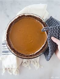 Pumpkin Custard Pie With Gingersnap Crust Ella Claire Co Recipe In 2020 Pumpkin Custard Gingersnap Crust Custard Pie