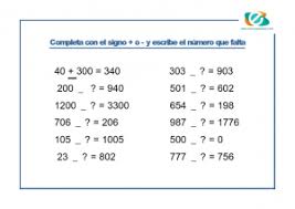 Cálculo mental test 3º primaria test 4º primaria cálculo mental cálculo mental. Calculo Mental Primaria Actividades Y Fichas Para Ninos De Primaria