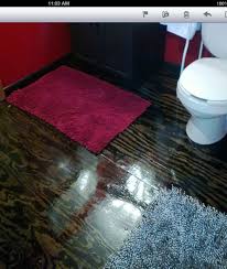 Plywood Floor I Used Black Screws To Screw Down The Plywood I Did Not Worry About Seams I Like The House Flooring Mobile Home Renovations Plywood Flooring