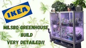 My diy indoor greenhouse/seed starting cabinet! Houseplant Diy Building My Ikea Greenhouse Cabinet Invidious