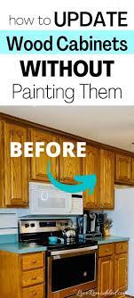 How much does cabinet refacing cost? Updating Wood Kitchen Cabinets Love Remodeled