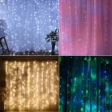 3 3m Led Curtain Fairy Lights String Christmas Fairy Light Backdrop Wall Lamp Indoor Outdoor Wedding Christmas Party Light Decor Led String Aliexpress