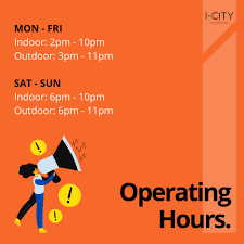 The hotel also provides free shuttle service 5 times daily to and from the. I City Malaysia On Twitter Operating Hours During Rmco Icityadmin Has Received A Lot Of Calls And Dm Asking About The Operating Hour And Here You Go Not To Forget