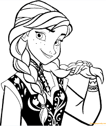 Choose the coloring page of frozrn 2 you want to paint, print and paint for your enjoyment. Best Anna Frozen Coloring Pages Cartoons Coloring Pages Coloring Pages For Kids And Adults