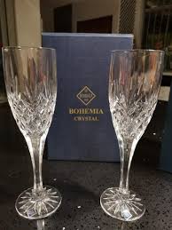See my other listings for czech crystal wine glasses for additional sets. Bohemian Crystal Wine Glasses Pair Furniture Home Living Kitchenware Tableware Other Kitchenware Tableware On Carousell