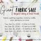 Giant Fabric Sale event in Collegeville, PA