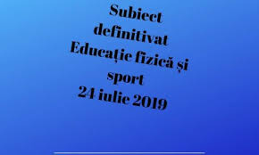 Programa pentru examenul naţional de definitivare în învăţământ a învățătorilor/ institutorilor/profesorilor pentru învățământ primar cu predare în limba română vizează competenţe abordabile din perspectiva. Subiecte Titularizare EducaÈ›ie FizicÄƒ È™i Sport Profuldesport Ro