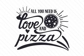 Better yet, make a set of five as a gift or keep them handy for when you need them! All You Need Is Love And Pizza Svg Cut File By Creative Fabrica Crafts Creative Fabrica