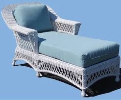 Wicker outdoor chaise lounges : Bhcl Bar Harbor Indoor Wicker Chaise Lounge Chair