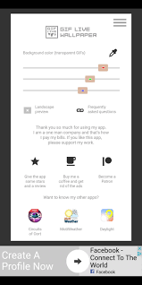 Change background image url with your gif. How To Set A Gif As The Wallpaper On Your Android S Home Or Lock Screen Smartphones Gadget Hacks