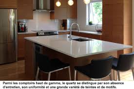 Les comptoirs de cuisine prémoulés. Comptoirs De Cuisine Quartz Bois Beton Acier Ceramique