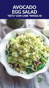 Avocado Egg Salad Healthy Low Carb Keto Paleo Whole30 Recipe In 2020 Egg Salad Recipe Healthy Easy Salad Recipes Egg Salad Recipe Easy