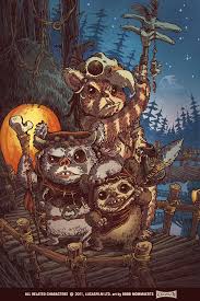 Pin By Sluricain On Star Wars Galaxy Star Wars Illustration Star Wars Art Ewok