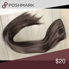 Brand New Belle Amore Hair Extensions Light Brown Belle Amore Hair Extension 24 Never Worn Not Human Hair 1 Row 4 Clips Hair Extensions Hair Extensions