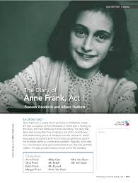 The Diary of Anne Frank, Act I Notes & Overview