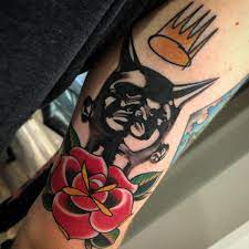 If you want to consult some of your ideas for your skin or ask for a. Born Sinner Tattoo With Rose Done By Biggs At Tattoo Saga In Powell Oh Tattoos